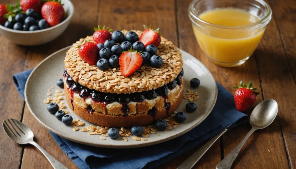 bowl cake flocon d'avoine healthy