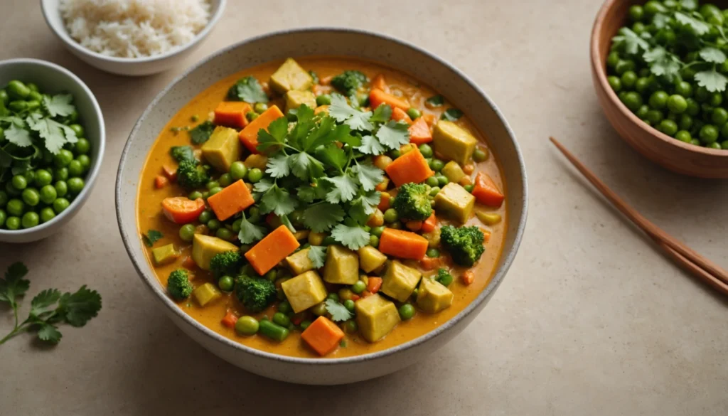 curry de legume au lait de coco