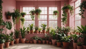 Des plantes roses pour un air pur et une ambiance apaisante chez vous
