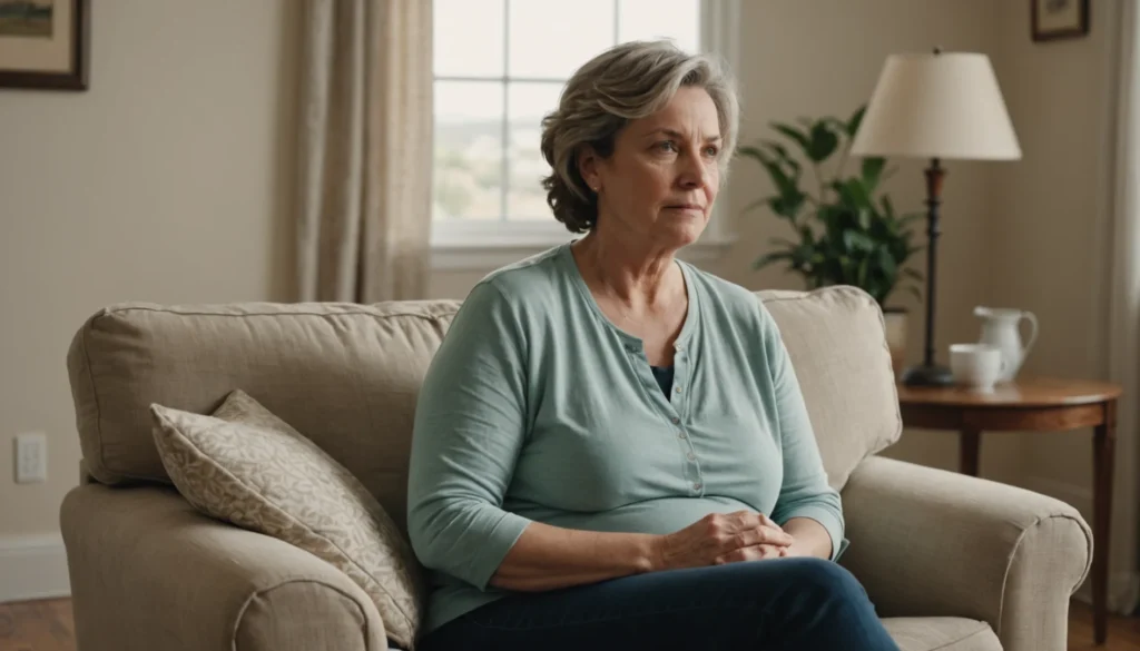 mal au ventre menopause