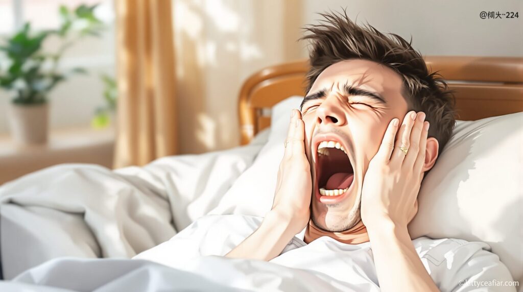 j arrete pas de bailler