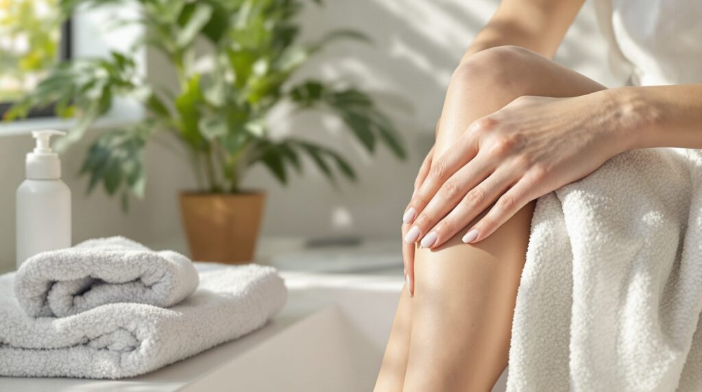 peau seche apres douche