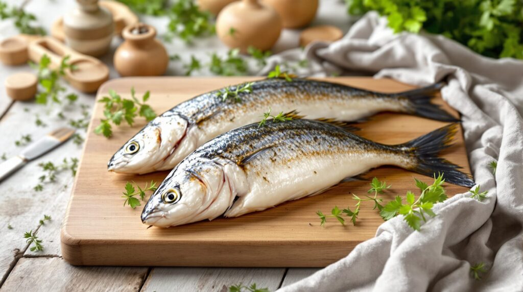 vers dans le poisson cabillaud