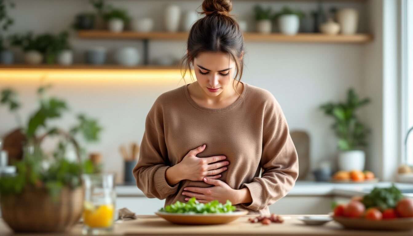 manger trop de salade