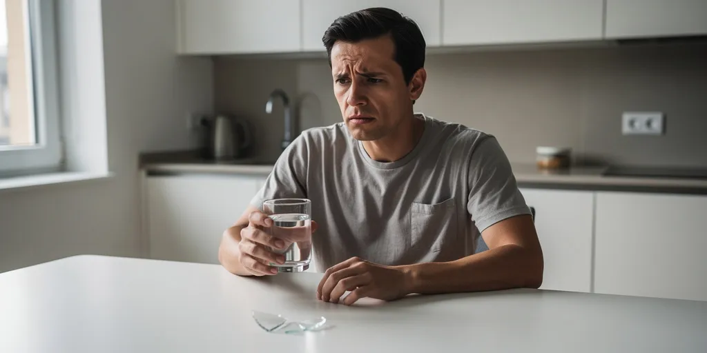 avaler un petit bout de verre