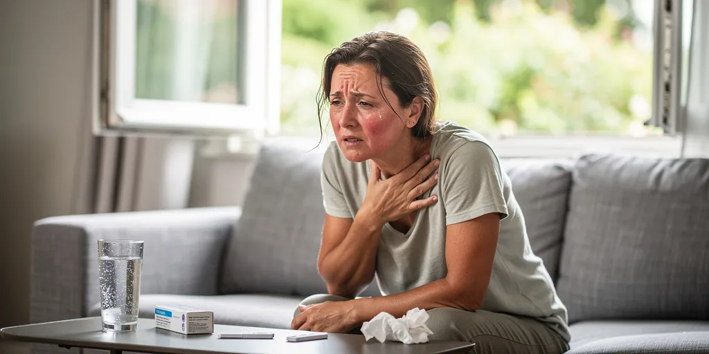 covid bouffée de chaleur