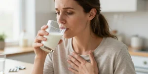 Brûlure d’estomac lait : le lait calme-t-il vraiment les brûlures ?