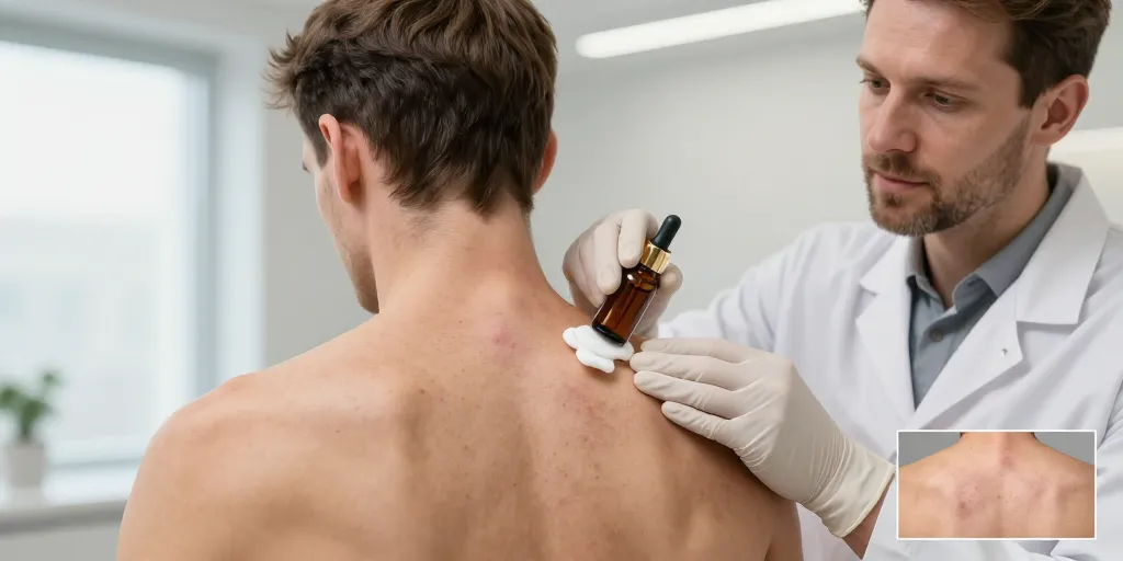 traiter boutons dans le dos