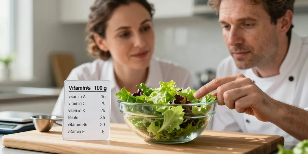 vitamine salade verte