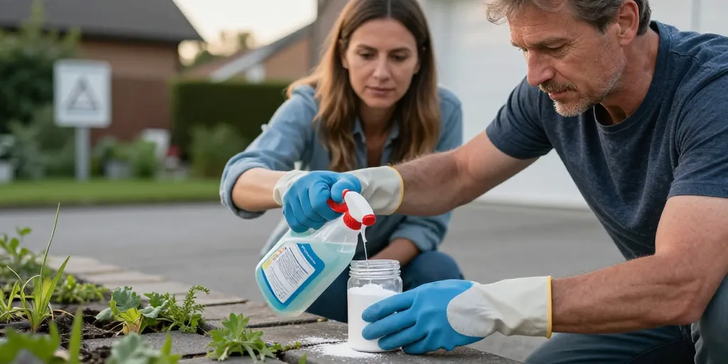 désherbant javel bicarbonate de soude