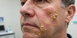 Herpès géant visage : les signes pour identifier la forme sévère