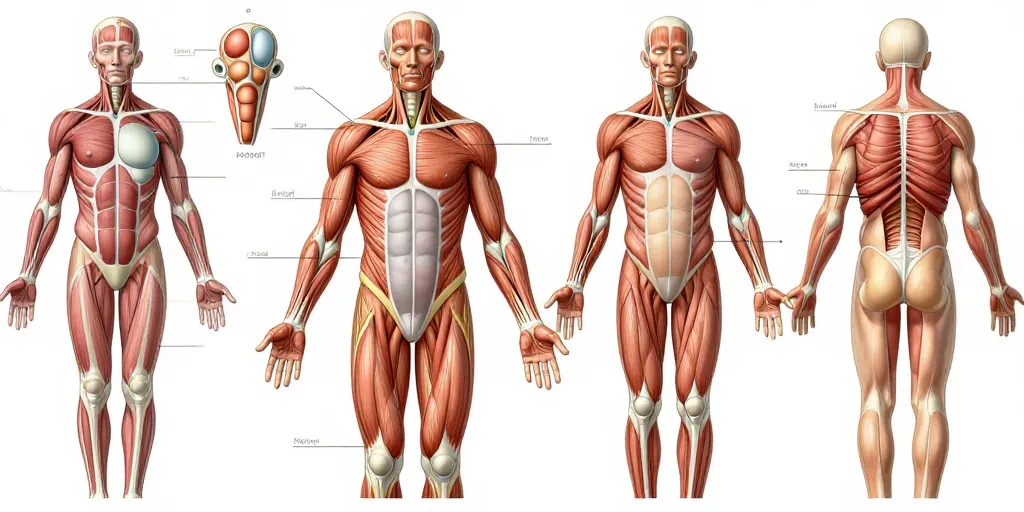 nombre de muscles dans le corps humain